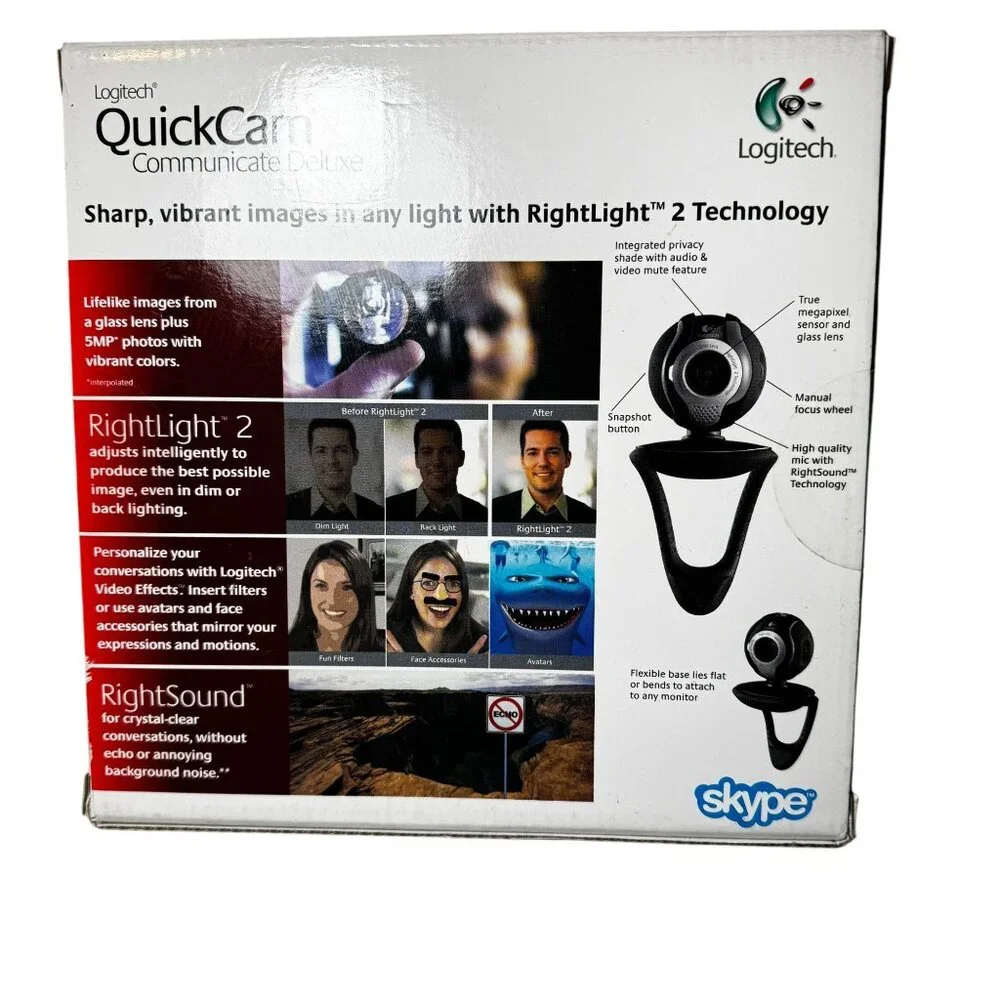 Logitech QuickCam Communicate Deluxe WebCamera (BRAND NEW)